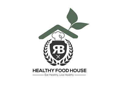 Healthy food logo animation background branding debut flat design graphics illustration logo logo design logotype typography ui ux vector vintage logo website design