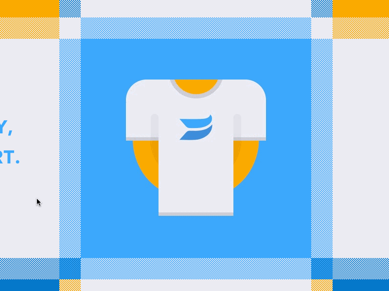 Shirts - Scrolling Down the Page animation giveaway shirt wistia