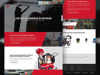 Hotsy Iowa angles homepage icons illustration iowa layout ui web web design website