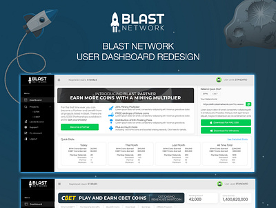 Blast Network Dashboard UI/UX design branding dashboard dashboard design dashboard ui design graphic design photoshop ui ux web webdesign website website design