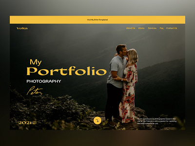 Volta — Hero Section Template cms design portfolio webflow