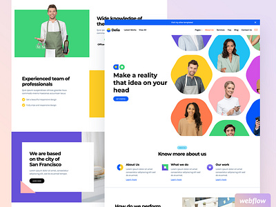 Delia Digital Agency Template | Live Site!