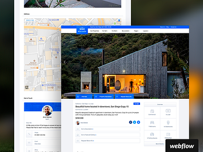 Lux CMS Real Estate Template | Webflow