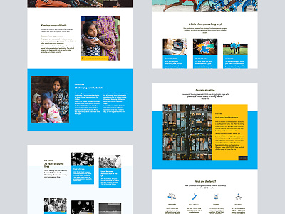 UNICEF NZ | Redesign Part 2 non profit redesign unicef webflow