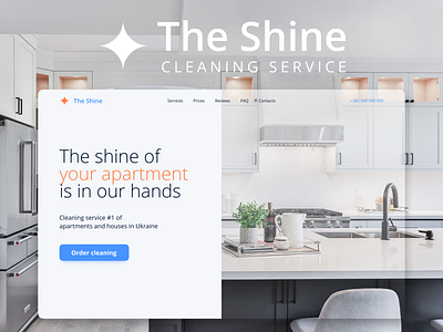 The Shine - cleaning service design figma ui ui kit uiux ux uxui web wireframe