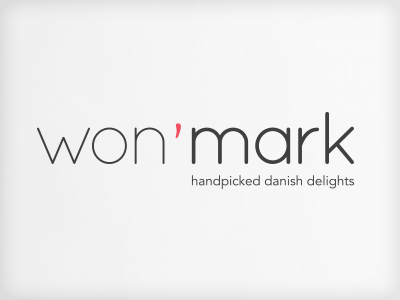 won'mark danish delights identity logo naming