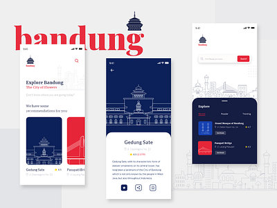 Mobile App — Explore Bandung