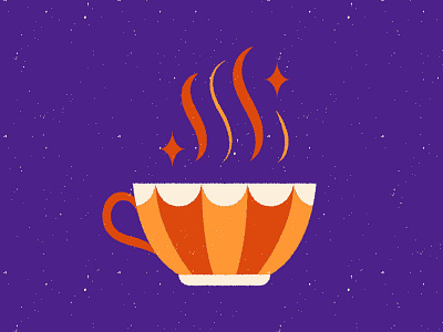 Magic Cup cup design flat illustration magic retro whimsical