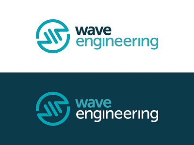 Waveengineering engineering icon logo mark wave