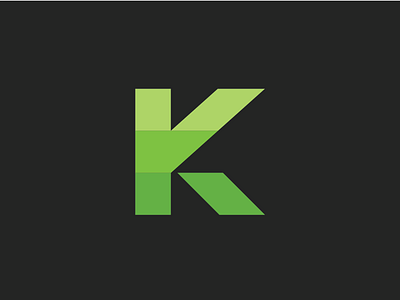 K Icon branding icon identity k logo mark thick lines vector