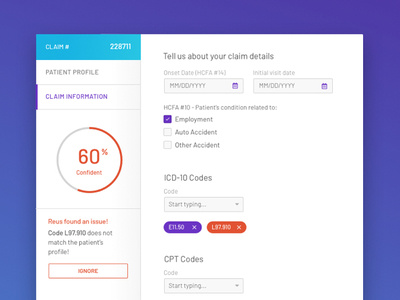 REUS Health A.I artificial intelligence brand and identity ui ux user experience design user interface wireframes