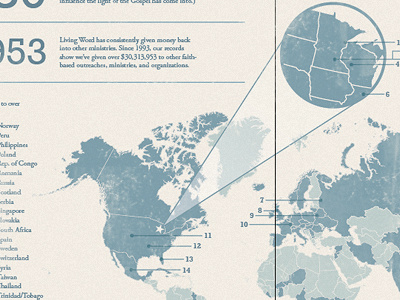 Annual Report Infographic annual report blue infographic map monotone tan