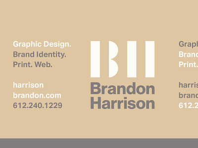 Personal Identity - Updated Cards branding business cards logo neue haas grotesk