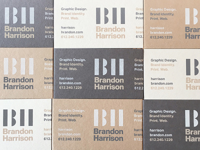 New Business Cards branding business cards colorplan identity neue haas grotesk screen printing
