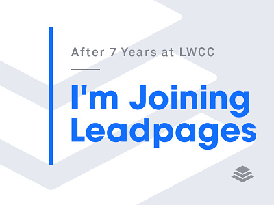 I'm Joining Leadpages branding career interactive design leadpages marketing startup web design
