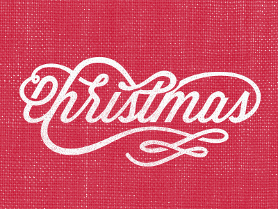 Custom Christmas christmas holiday lettering swash type typography wisdom script