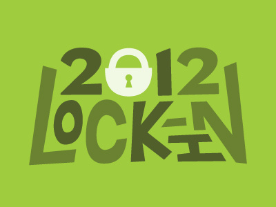 Kids' Lock-In children church custom type illustration interlock kids lock lock in ministry type typography