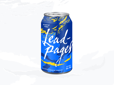 LeadCroix™ 3d can illustration lacroix render soda startup sticker water