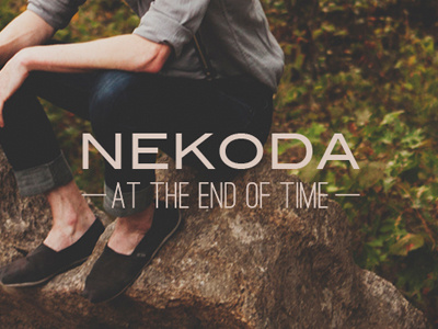 Nekoda Kickstarter cd itc blair music ostrich sans photography type typography