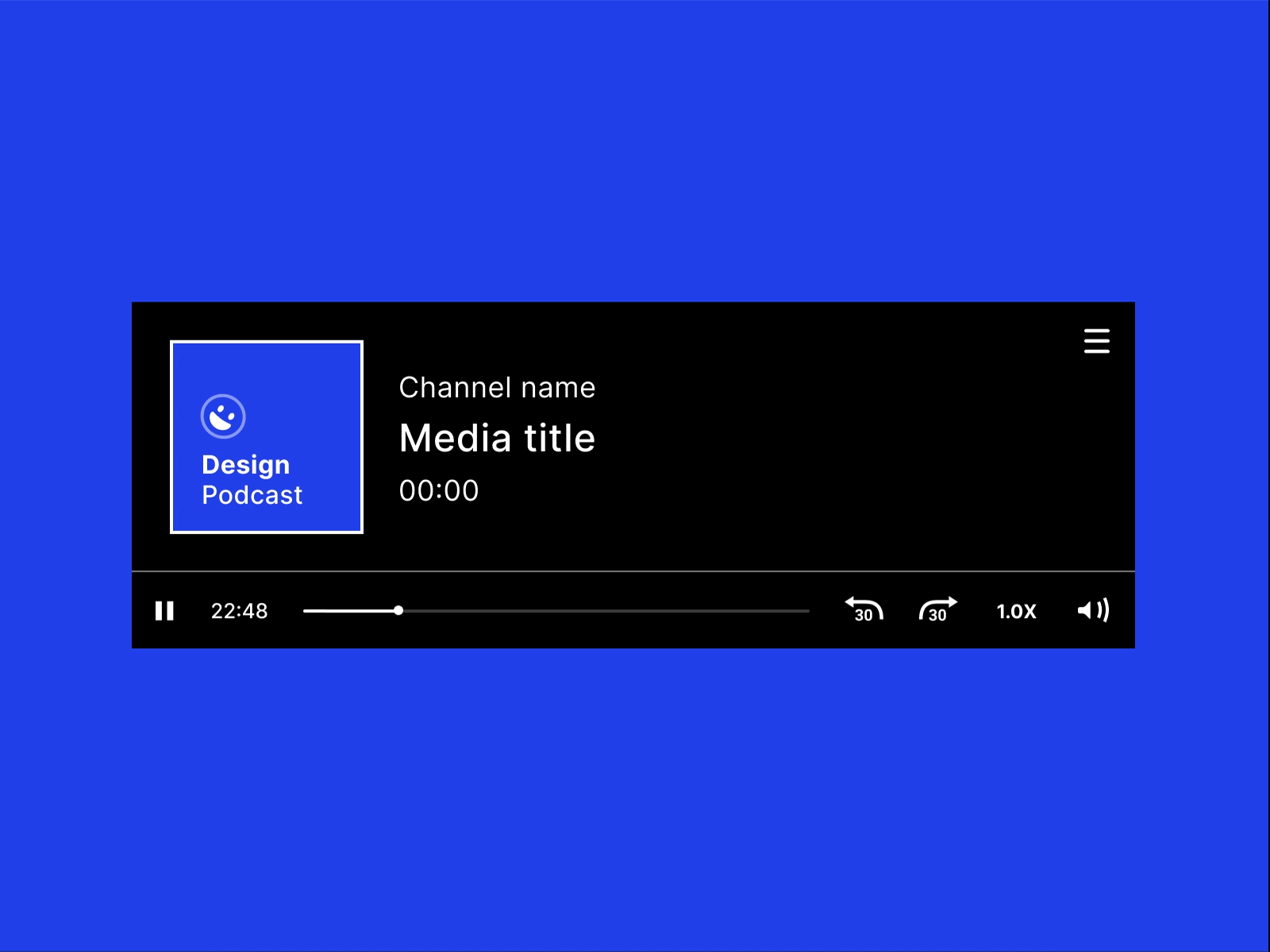 The amazing responsive, customizable, embeddable.. Audio Player! audio audio player embed interaction design interactive design interface prototype ui design