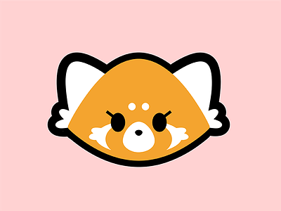 Retsuko aggretsuko anime cute illustration red panda sanrio