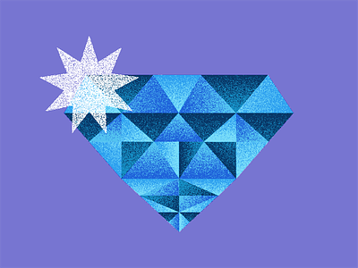 Bling diamond gradients illustration simple texture