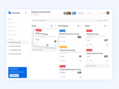 Kanban Board 🧩 adminpanel dashboard design ui uidashboard uidesign webpaneldesign