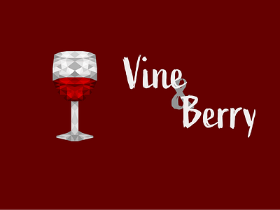 Geometric Logo - Vine & Berry dailylogochallenge dailylogochallengeday17 design geometric logo logo 2d logodesignchallenge logodesignchallengeday17 vector vineberry