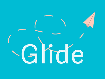 Paper Airplane Logo - Glide