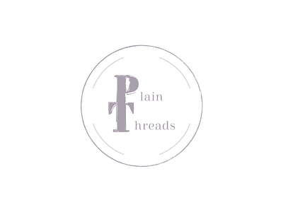 Hip Clothing Brand - Plain Threads (light) dailylogochallenge dailylogochallengeday28 design logo logo 2d logodesignchallenge logodesignchallengeday28 plainthreads