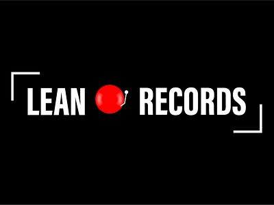 Record label logo - Lean Records dailylogochallenge dailylogochallengeday36 design illustration leanrecords logo logo 2d logodesignchallenge recordlabel vector