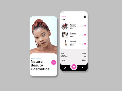 Cosmetics UI Design