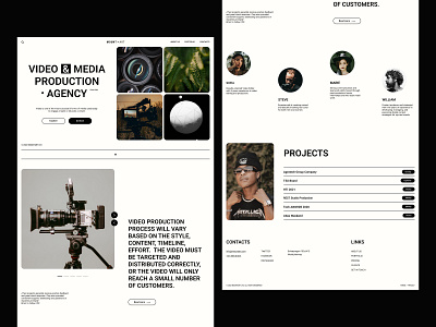 Studio Website Concept art concept graphic design photography studio ui ux webdesign