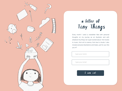 Tiny Newsletter Subscription