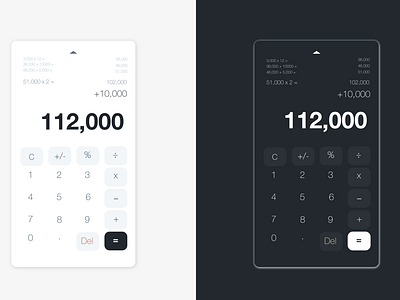 DailyUI 004 Calculator