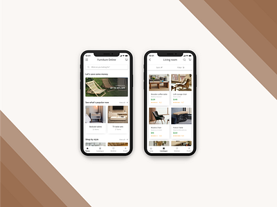 Furniture Store App concept ecommerce furniture furniture store ios mobile app mobile design ui ux