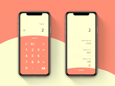 DailyUI#004 Calculator