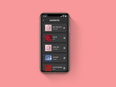 DailyUI #044 Favorites