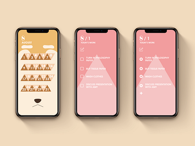 Calendar illustration ui