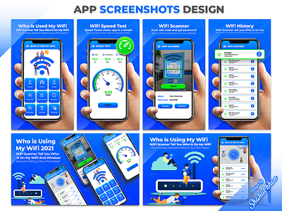 app screenshots design