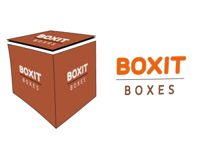 boxit logo adobe illustrator branding design illustration logo ui vector