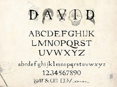 Davidinkpress drawing ink typography