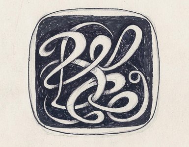Beke Stamp Scan brand illustration ink leather logo pen rough stamp typography wip