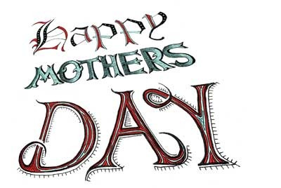 Happy Mothers Day2 cards custom font illustration illustrator mothers day photoshop type typography