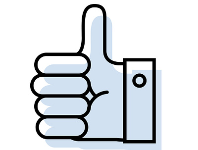 Thumbs Up Icon design digital illustration flat design graphic design icon illustration illustrator logo minimal vector