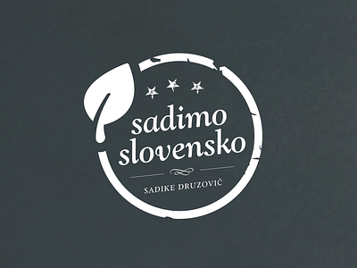 Stamp "Slovenian plants/seeds" stamp
