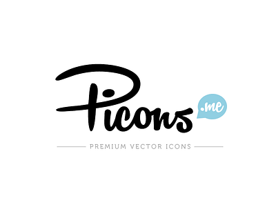 Picons Logo Concept concept logo logotype picons picons.me
