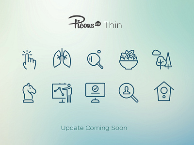 Picons Thin Update Teaser 2 android free icons ios picons pictograms thin update vector