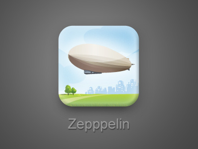 Zepppelin iPhone icon app icon iphone zepppelin