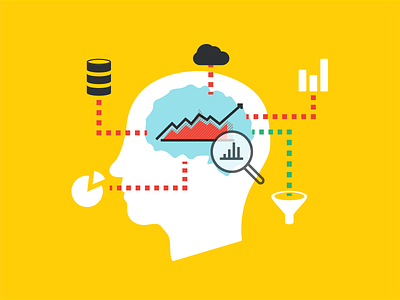 Business Analytics Graphic, vol 2 analytics brain business cloud data graphs icons vector